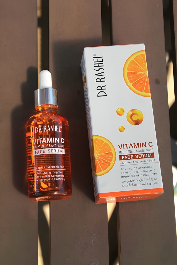 Dr Rashel Vitamin C Face Serum | Brightening & Anti-Aging Formula | With Hyaluronic Acid & Niacinamide (50ml)