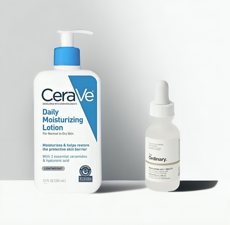 Clear Skin Duo | Ordinary Niacinamide and Any CeraVe Control Cleanser