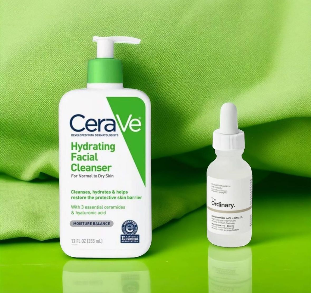 Clear Skin Duo | Ordinary Niacinamide and Any CeraVe Control Cleanser