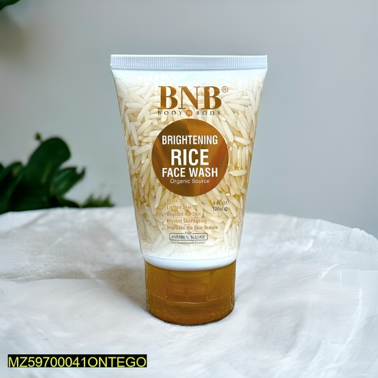 BNB Natural Rice Facewash | Deep Cleanse & Skin Brightening
