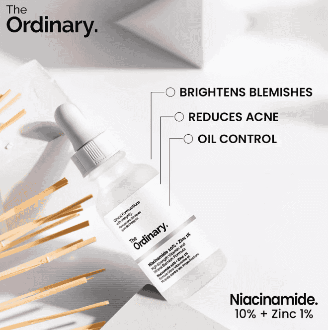 THE ORDINARY NIACINAMIDE 10% + ZINC 1% (30 ML) l Premium Replica
