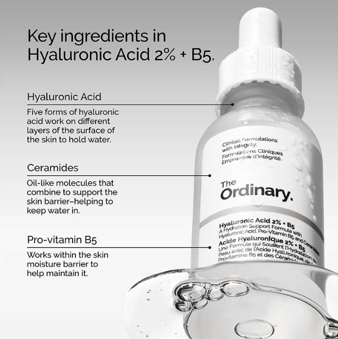THE ORDINARY HYALURONIC ACID 2% + B5 (30 ML) l Premium Replica