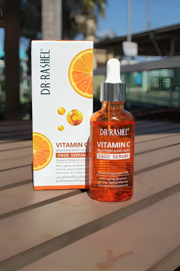 Dr Rashel Vitamin C Face Serum | Brightening & Anti-Aging Formula | With Hyaluronic Acid & Niacinamide (50ml)
