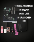 SUNISA Foundation Base with Water proof Mushroom Head Air Cushion | BB CC Cream Moisturizing Liquid Foundation