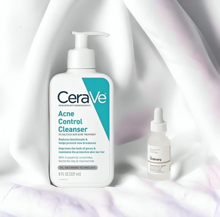 Clear Skin Duo | Ordinary Niacinamide and Any CeraVe Control Cleanser