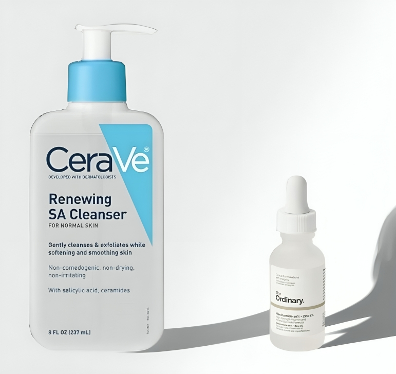 Clear Skin Duo | Ordinary Niacinamide and Any CeraVe Control Cleanser
