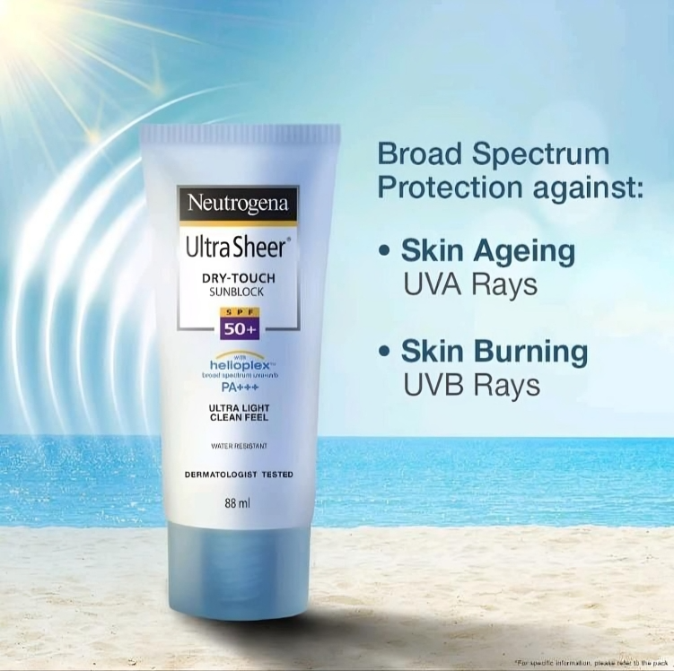 Neutrogena Ultra Sheer Dry-Touch Sunblock | SPF 50