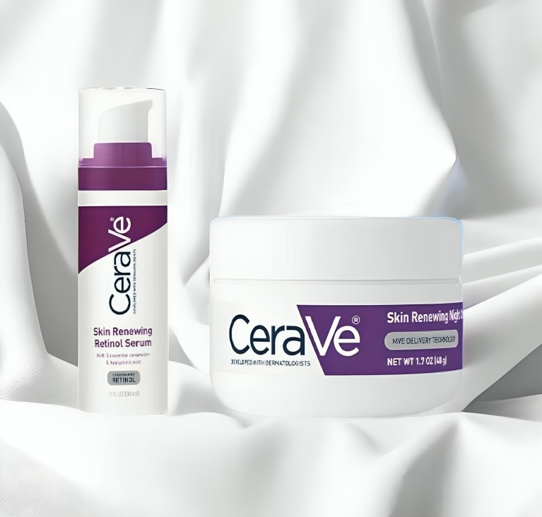 CeraVe Skin Care Bundle | Retinol Serum & Night Cream